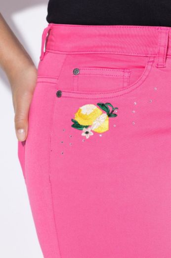 Plus size veliki brojevi Traperice Capri za punije