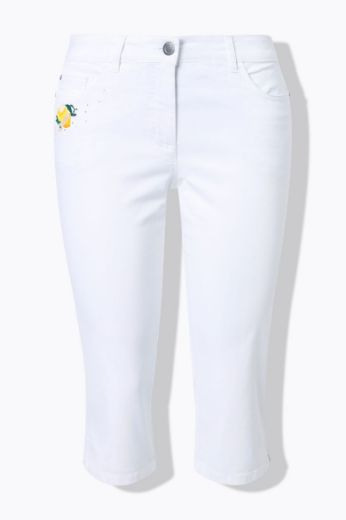 Plus size veliki brojevi Traperice Capri za punije