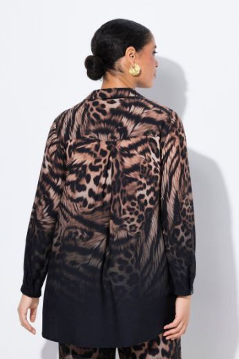 Plus size veliki brojevi Bluza dugih rukava A kroja za punije