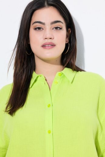 Plus size veliki brojevi Bluza kratkih rukava šireg kroja za punije