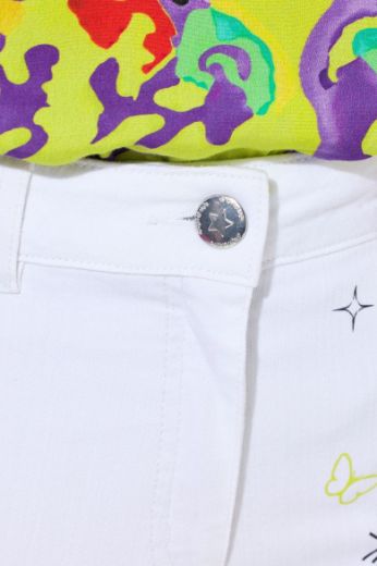 Plus size veliki brojevi Traperice užih  7/8 dužine nogavica za punije