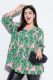 Veliki brojevi Bluza 3/4 rukava A kroja moda za punije