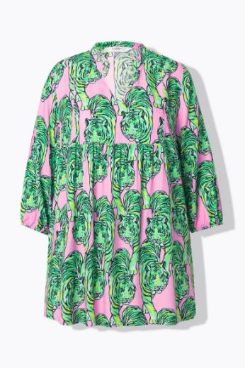 Plus size veliki brojevi Bluza 3/4 rukava A kroja za punije