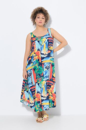 Plus size veliki brojevi Haljina maxi bez rukava za punije