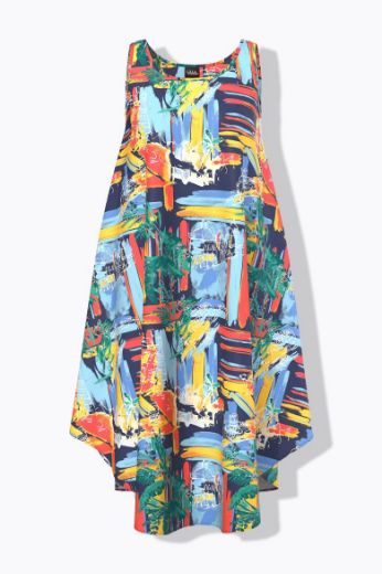 Plus size veliki brojevi Haljina maxi bez rukava za punije