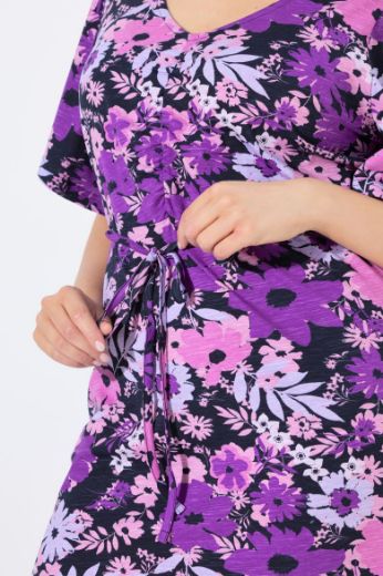 Plus size veliki brojevi Haljina kratkih rukava A kroja za punije