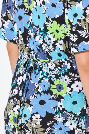 Plus size veliki brojevi Haljina kratkih rukava A kroja za punije