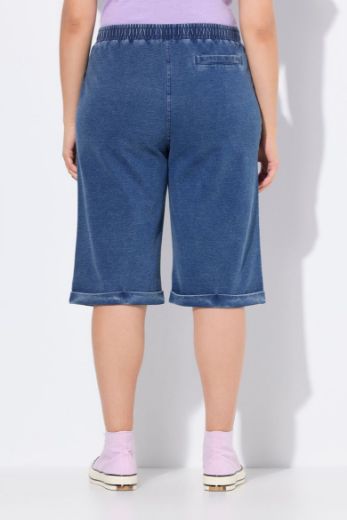 Plus size veliki brojevi Hlače kratkih širokih nogavica elastičnog struka za punije