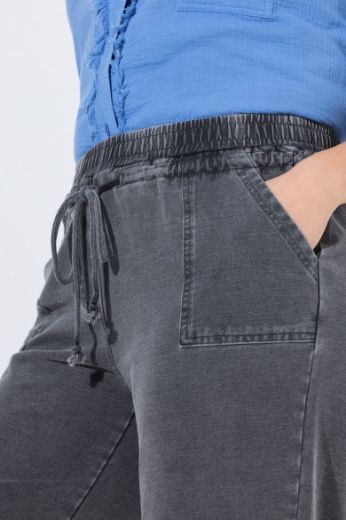 Plus size veliki brojevi Hlače kratkih širokih nogavica elastičnog struka za punije