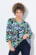 Veliki brojevi Bluza 3/4 rukava V ovratnika moda za punije