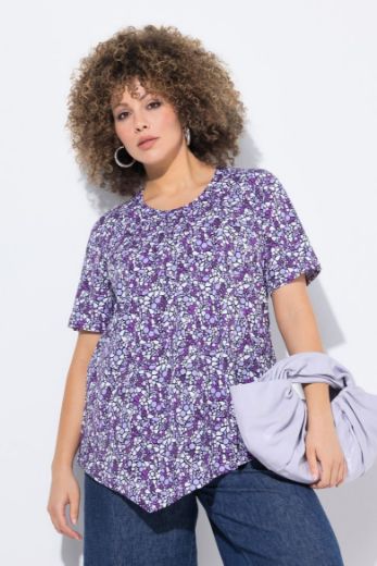 Plus size veliki brojevi Majica kratkih rukava okruglog ovratnika za punije