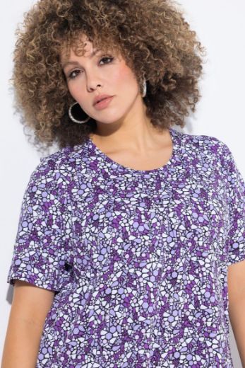 Plus size veliki brojevi Majica kratkih rukava okruglog ovratnika za punije