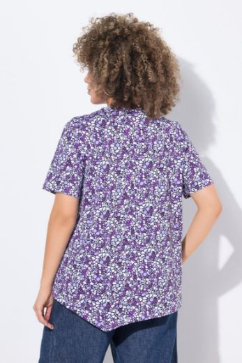 Plus size veliki brojevi Majica kratkih rukava okruglog ovratnika za punije