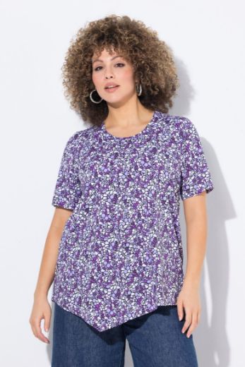 Plus size veliki brojevi Majica kratkih rukava okruglog ovratnika za punije