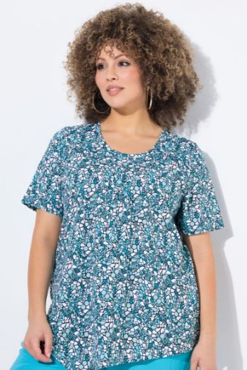 Plus size veliki brojevi Majica kratkih rukava okruglog ovratnika za punije
