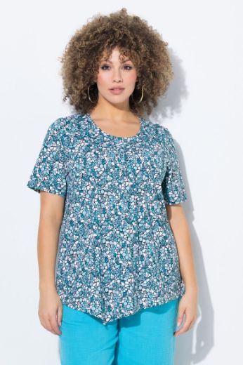 Plus size veliki brojevi Majica kratkih rukava okruglog ovratnika za punije