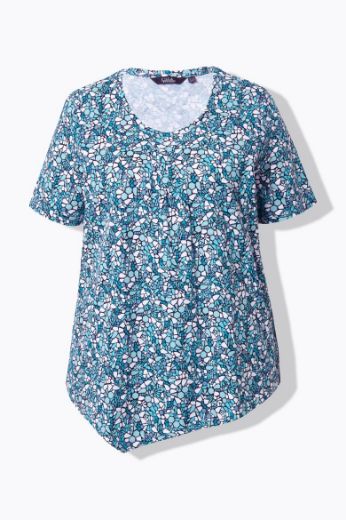 Plus size veliki brojevi Majica kratkih rukava okruglog ovratnika za punije