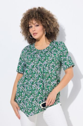 Plus size veliki brojevi Majica kratkih rukava okruglog ovratnika za punije