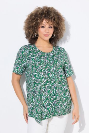 Plus size veliki brojevi Majica kratkih rukava okruglog ovratnika za punije