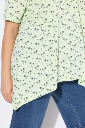 Plus size veliki brojevi Majica kratkih rukava V ovratnika za punije