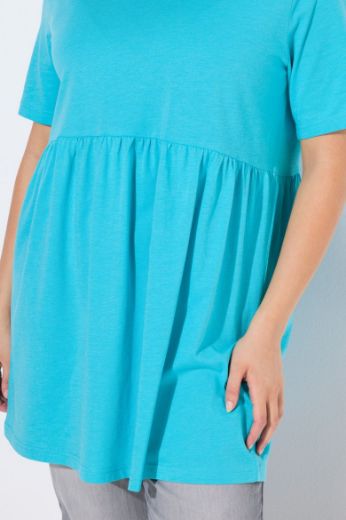 Plus size veliki brojevi Majica kratkih rukava A kroja za punije