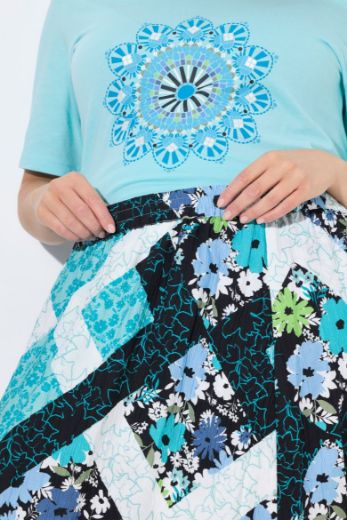Plus size veliki brojevi Suknja maxi A kroja za punije