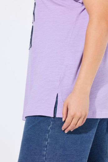 Plus size veliki brojevi Majica kratkih rukava okruglog ovratnika za punije