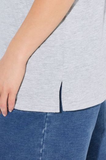 Plus size veliki brojevi Majica kratkih rukava okruglog ovratnika za punije