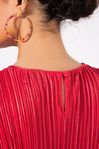 Plus size veliki brojevi Haljina midi bez rukava okruglog ovratnika za punije