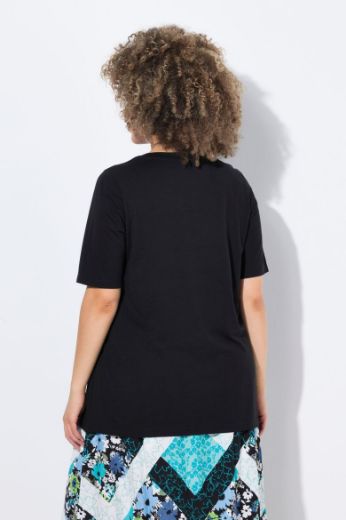 Plus size veliki brojevi Majica kratkih rukava okruglog ovratnika za punije