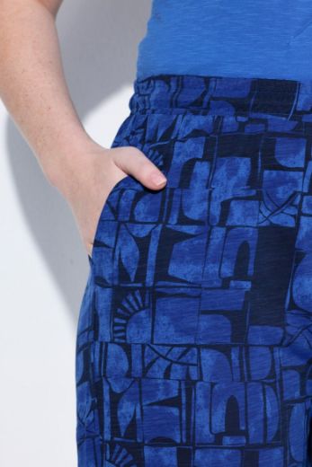 Plus size veliki brojevi Hlače kratkih nogavica elastičnog struka za punije