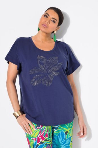 Plus size veliki brojevi Majica kratkih rukava okruglog ovratnika za punije