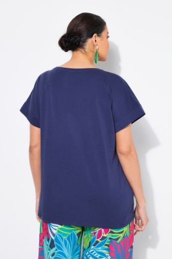 Plus size veliki brojevi Majica kratkih rukava okruglog ovratnika za punije