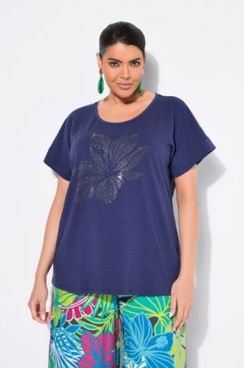 Plus size veliki brojevi Majica kratkih rukava okruglog ovratnika za punije