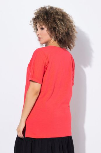 Plus size veliki brojevi Majica kratkih rukava A kroja za punije