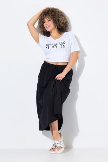 Plus size veliki brojevi Suknja na volane za punije
