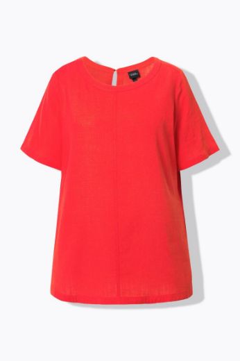 Plus size veliki brojevi Bluza kratkih rukava, okrugli izrez za punije