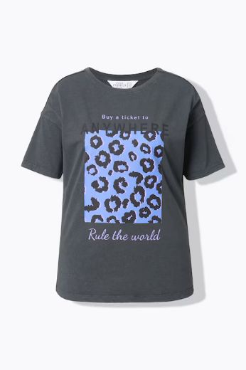Plus size veliki brojevi Majica kratkih rukava okruglog ovratnika za punije