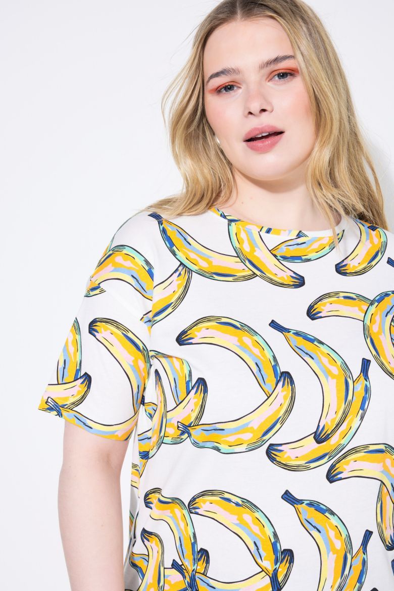 Plus size veliki brojevi Majica kratkih rukava šireg kroja za punije