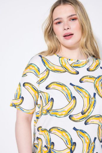 Plus size veliki brojevi Majica kratkih rukava šireg kroja za punije