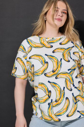 Plus size veliki brojevi Majica kratkih rukava šireg kroja za punije