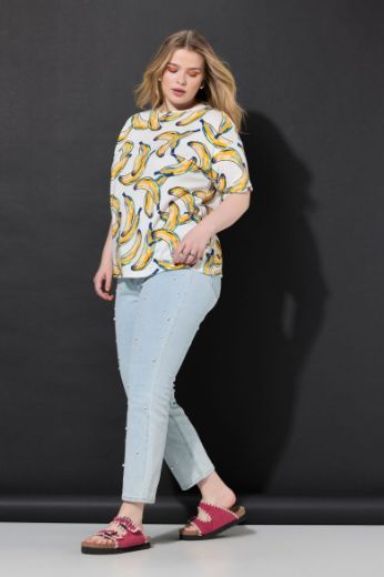 Plus size veliki brojevi Majica kratkih rukava šireg kroja za punije