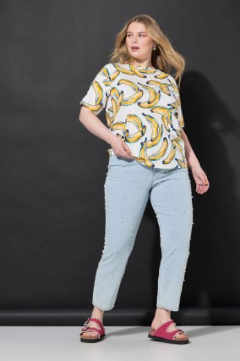Plus size veliki brojevi Majica kratkih rukava šireg kroja za punije
