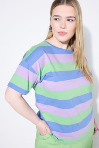 Plus size veliki brojevi Majica kratkih rukava šireg kroja za punije