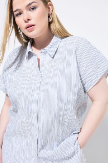 Plus size veliki brojevi Košulja kratkih rukava šireg kroja za punije