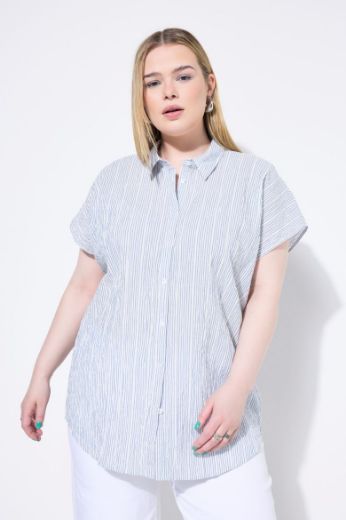 Plus size veliki brojevi Košulja kratkih rukava šireg kroja za punije