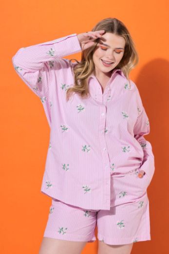Plus size veliki brojevi Košulja dugih rukava šireg kroja za punije