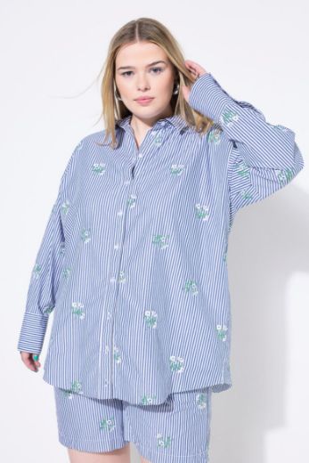Plus size veliki brojevi Košulja dugih rukava šireg kroja za punije