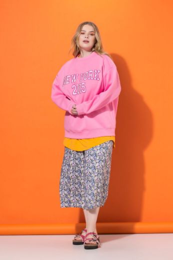 Plus size veliki brojevi Majica dugih rukava šireg kroja za punije