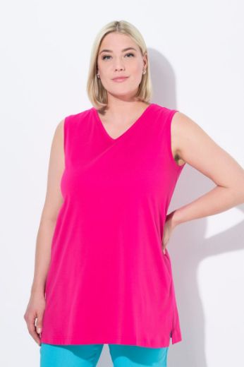 Plus size veliki brojevi Majica V izrez Basic top za punije